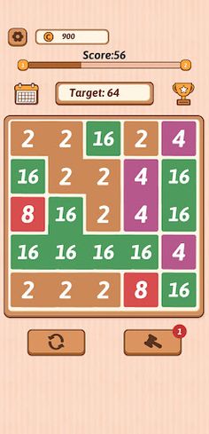 Merge Game2048 - Screenshot 1