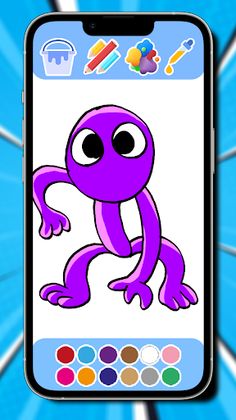 Rainbow Friends 2 Coloring - Screenshot 2