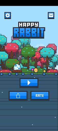 Happy rabbit Jump - Screenshot 1