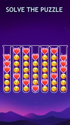 Emoji Sort - Puzzle Games - Screenshot 4