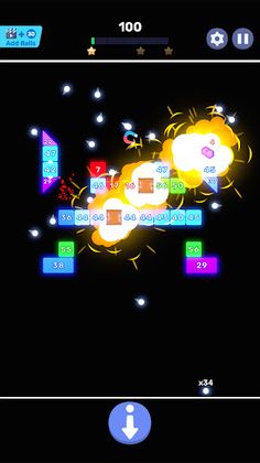 Glow Bricks Ball Crusher - Screenshot 4