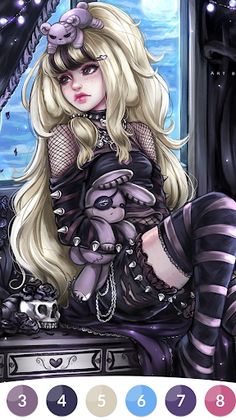 Dark Gothic Coloring Book - Screenshot 1