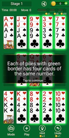 15 Piles Solitaire - Screenshot 2