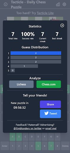 Tacticle - Daily Chess Puzzle - Screenshot 4