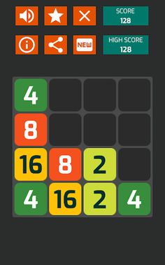 2048 Colorful Number Puzzle - Screenshot 1