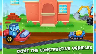 kids builder truck game - Screenshot 2
