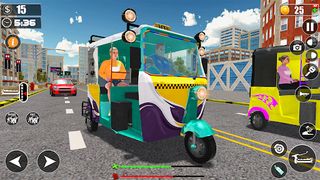 Superhero TukTuk Rickshaw Game - Screenshot 2