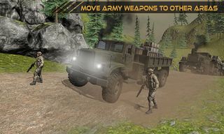 Dirt Road Army Cargo Truck - Screenshot 1