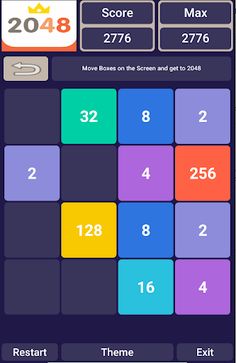 2048 Game - Multiple Theme - Screenshot 2