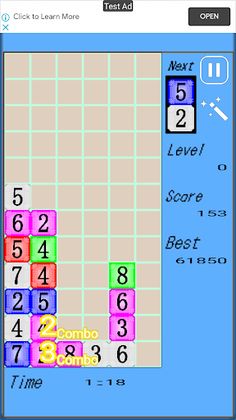 10 Blocks - brain training, fa - Screenshot 2