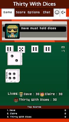 Thirty With Dices - Screenshot 3