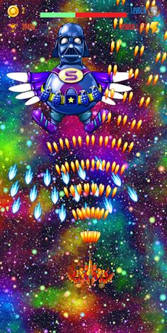 Chicken Attack Galaxy - Screenshot 1