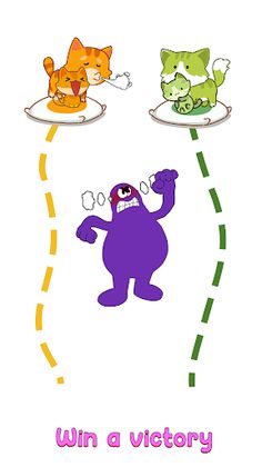 Cat Rush: Draw To Home - Screenshot 1