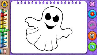 Pumpkin Panic Draw & Coloring - Screenshot 3