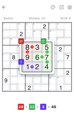 Killer Sudoku - Sudoku Puzzle - Screenshot 3