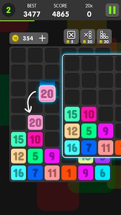 Drag And Merge Puzzle - Screenshot 1