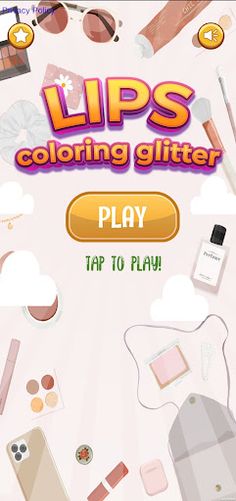 Lips Coloring Glitter - Screenshot 1