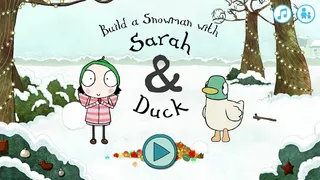 Sarah & Duck: Build a Snowman - Screenshot 1
