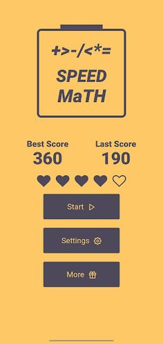 Speed Math - Test Your Speed - Screenshot 1