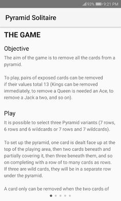 Pyramid Solitaire - Screenshot 4