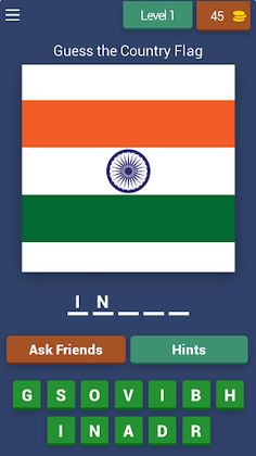 GK Quiz - Guess Country Flag - Screenshot 1