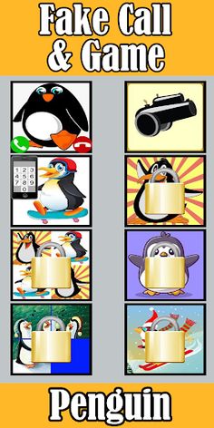 Fake Call Penguin Game - Screenshot 2