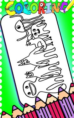 banban Garten 2 coloring game - Screenshot 4