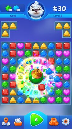Jewel crush - match 3 game - Screenshot 4