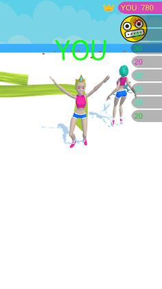 Hair Rush Challenge Race 3D - Screenshot 1