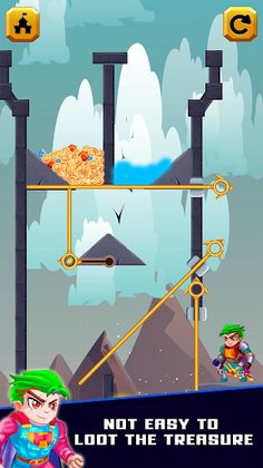 Hero rescue: Pull that Pin! - Screenshot 2