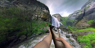 Waterfall Hunting VR Cardboard - Screenshot 2