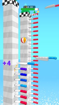 Ball Up: Knife Racing - Screenshot 3