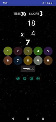 60 Second Math Multiply Game - Screenshot 2