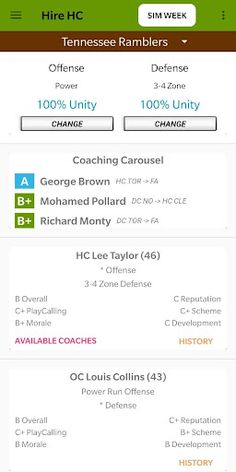 Pro Football GM - Screenshot 3