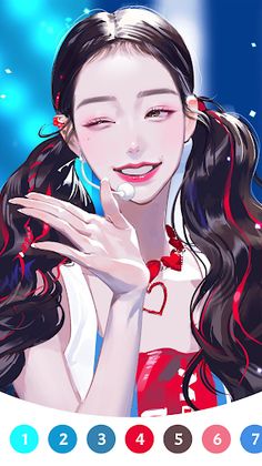 IVE Paint by Number Game - Screenshot 1