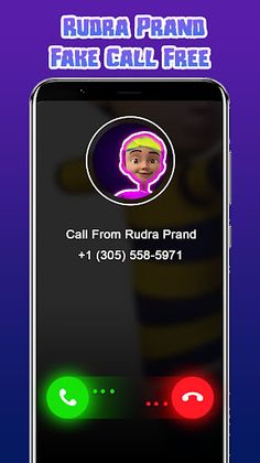 Rudra Prand Fun Fake Call Game - Screenshot 2