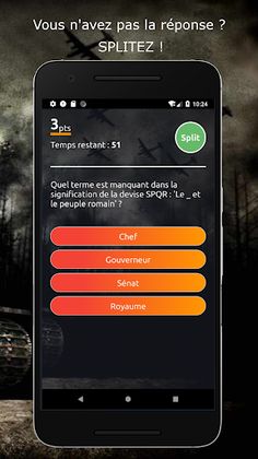 Split Quiz Guerre - Screenshot 2