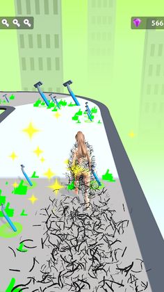 Hair Removal Run! - Screenshot 2