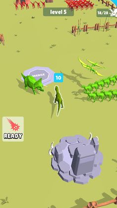 Dino Wars - Screenshot 1