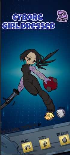 Cyborg Girl Dressed - Screenshot 3