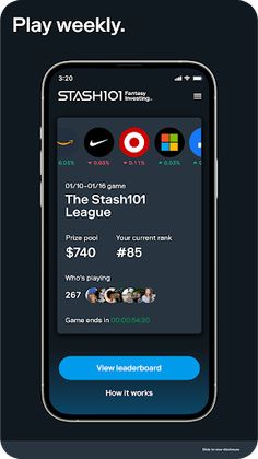 Stash101 Fantasy Investing - Screenshot 2