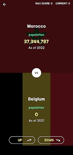 Trivia Quiz - Up & Down - Screenshot 2