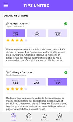 Tips United - Screenshot 2