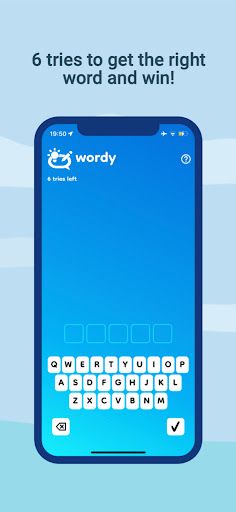 wordy - word guesser game - Screenshot 1