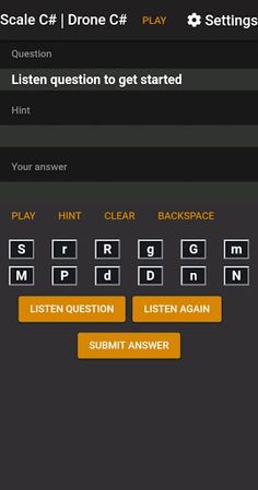 Game of notes - EarTrainerForM - Screenshot 1