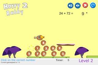 HarryRabby2 Mathgame Adding la - Screenshot 3