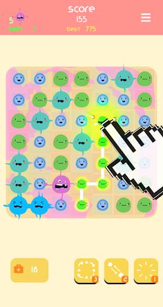 Merge puzzle Bacteria Hero - Screenshot 1
