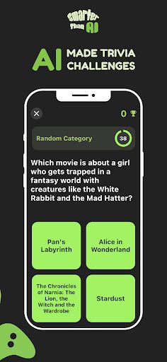 Smarter Than AI - An AI Trivia - Screenshot 1