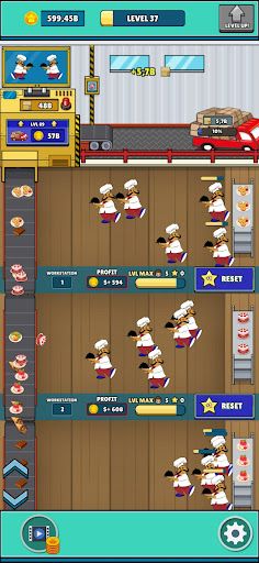 Idle Food Factory Tycoon - Screenshot 1