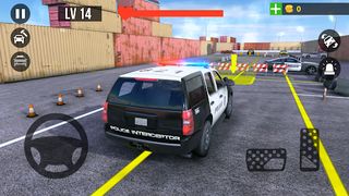 Police Car Parking Real Car - Screenshot 2